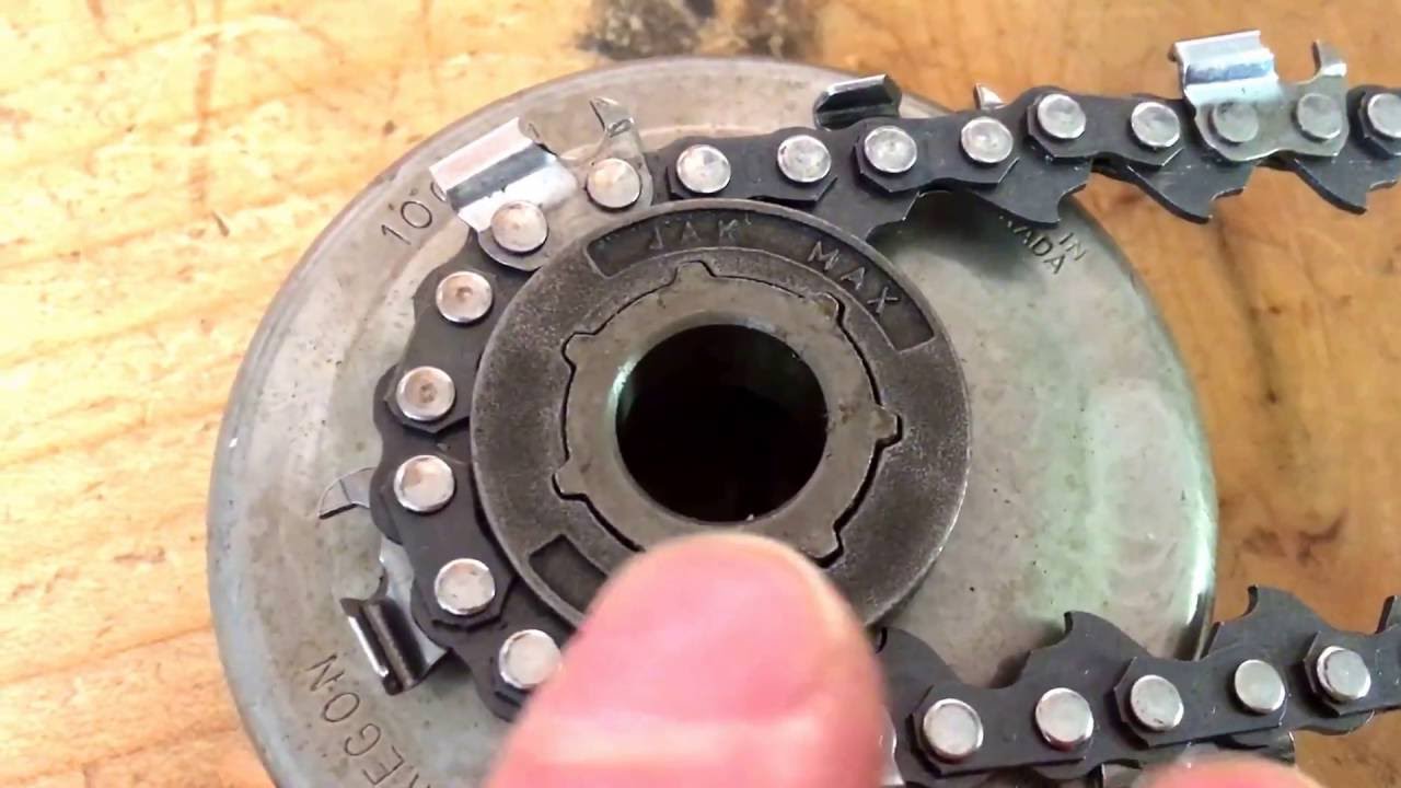 Chainsaw Sprocket Types - spur sprocket and rim sprocket comparison