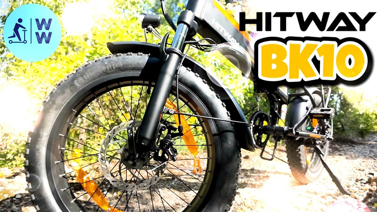 Hitway BK10 🔥e Fat Foldable🔥 eBike, Klapprad, Fatbike & Pedelec 25km/h, 250 Watt, 2024