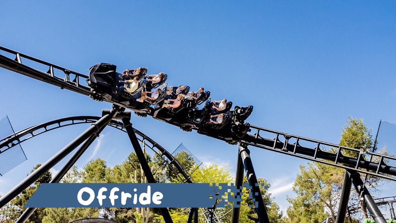 Batman Gotham City Escape Off-Ride | #parquewarner Madrid