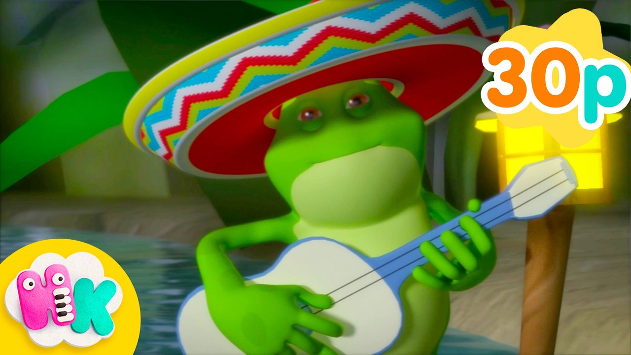 Békatánc 🐸🎶 Vidám Állatos Táncdalok és Gyerektáncok Babáknak és Gyerekeknek | HeyKids Magyarul