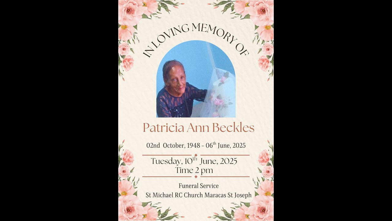 In Loving Memory Of Patricia Ann Beckles