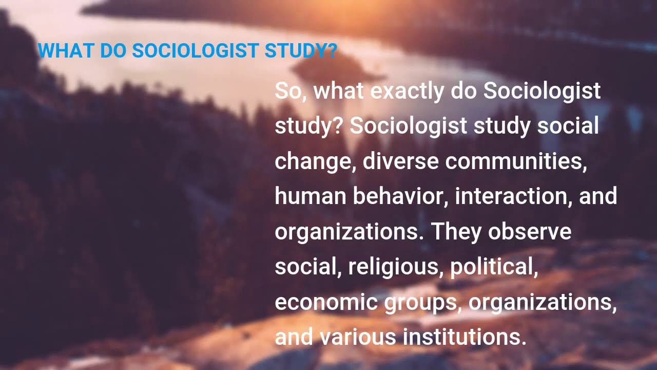 Soc 101 1