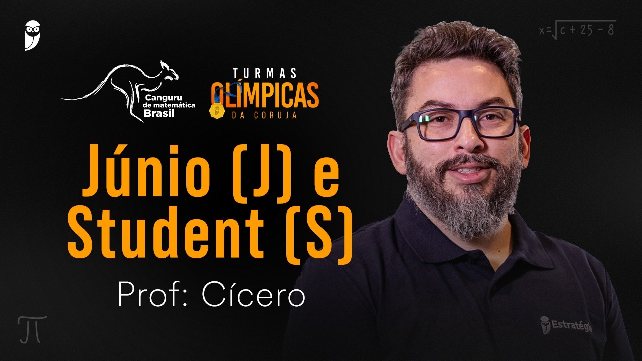 Revisão Canguru de Matemática - Níveis J  (Junior) e S (Student) | 1º, 2º e 3º anos do Ensino Médio