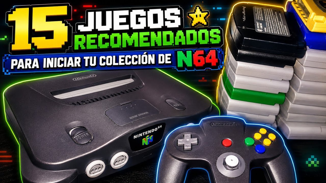 15 juegos recomendados para iniciar una coleccion de N64