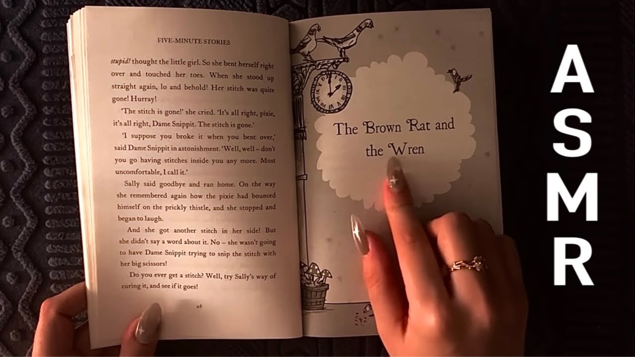 😴 ASMR Reading Cozy Bedtime Stories ✨ Soft Clicky Whispers to Help You Sleep Instantly