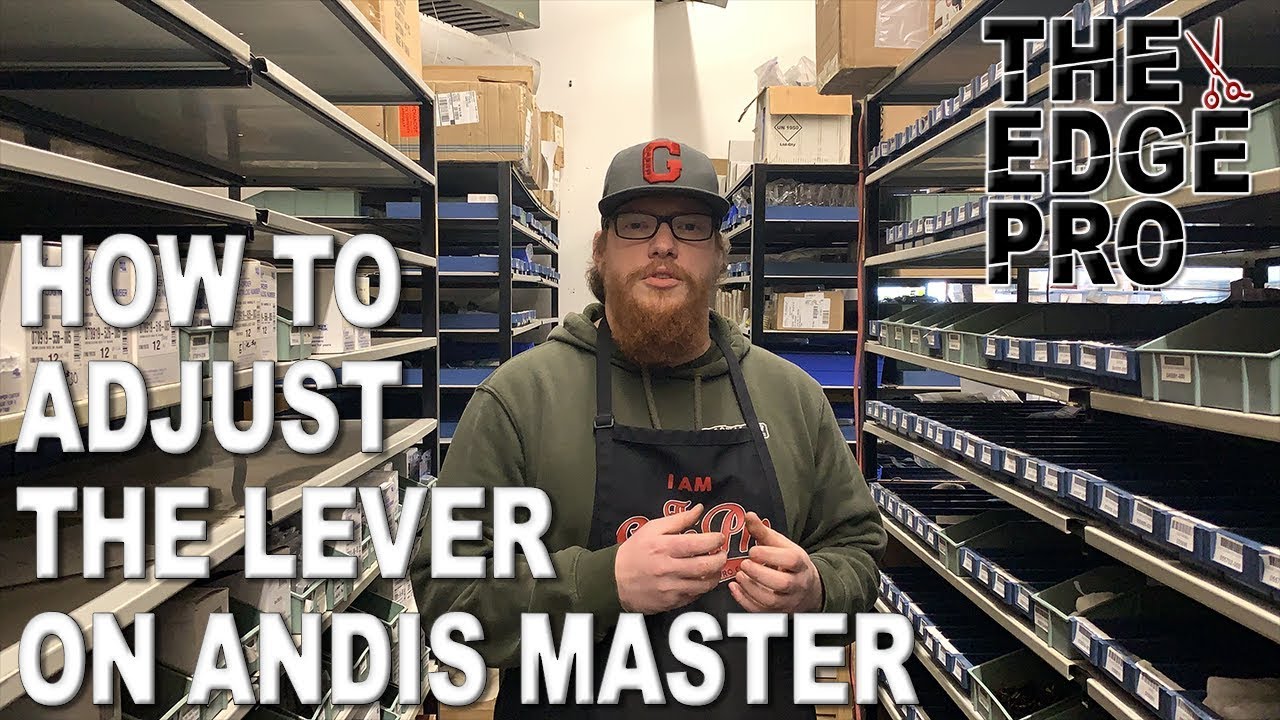 ANDIS MASTER SERIES - How to adjust the lever on Andis Master