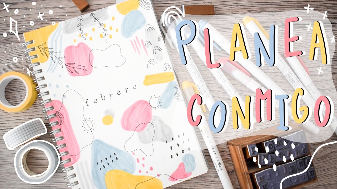 planea conmigo febrero: imitando paginas de pinterest