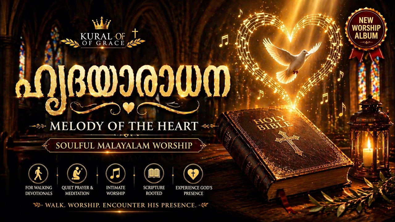 🌿 MELODY OF THE HEART – Hridaya Aaradhana | MALAYALAM Worship for Walking & Reflection