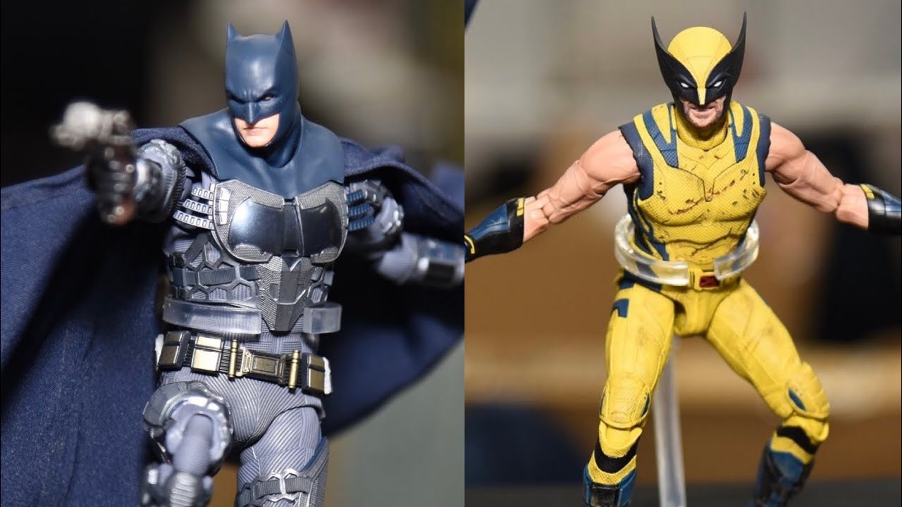 Новые фигурки Росомахи и Бэтмена из фильмов «Флэш» от Mafex представлены на выставке