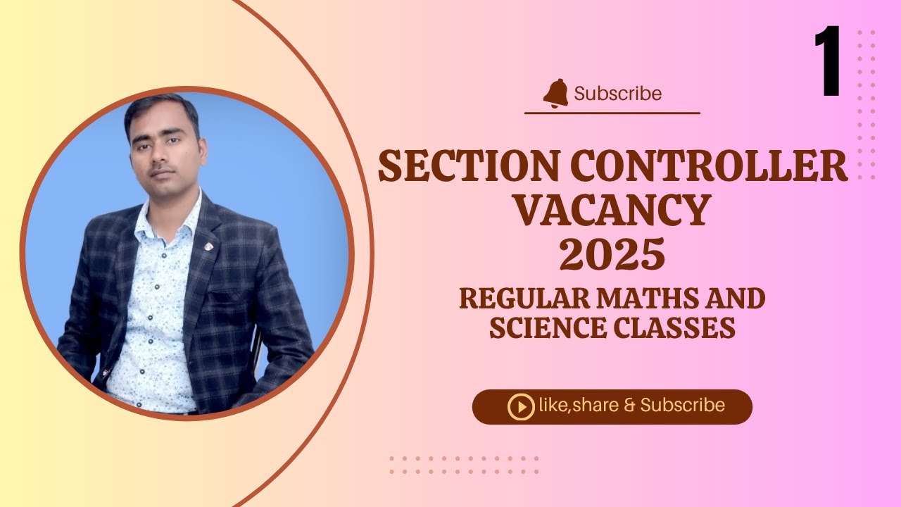 RRB SECTION CONTROLLER MATHEMATICS CLASS BY DS STUDY POINT