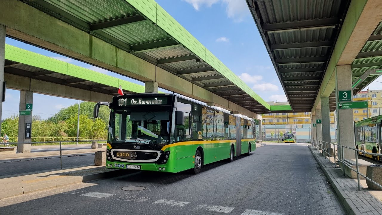 MPK Poznań ~ Mercedes-Benz Conecto G #1310 (Voith) | linia 191