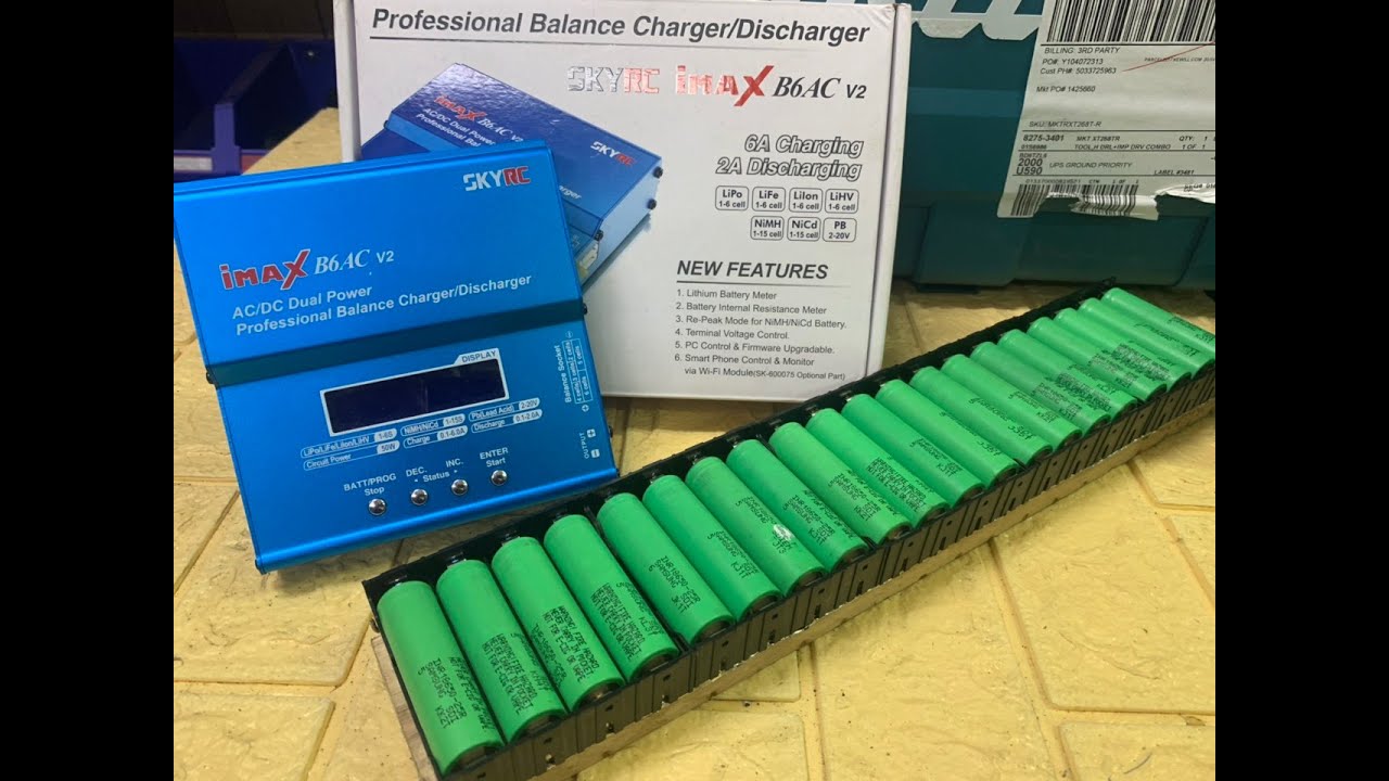 Hướng dẫn làm khay cân bằng cell pin ! Sửa lỗi pin Makita 18V đang chạy tự ngắt với bộ sạc Imax B6.