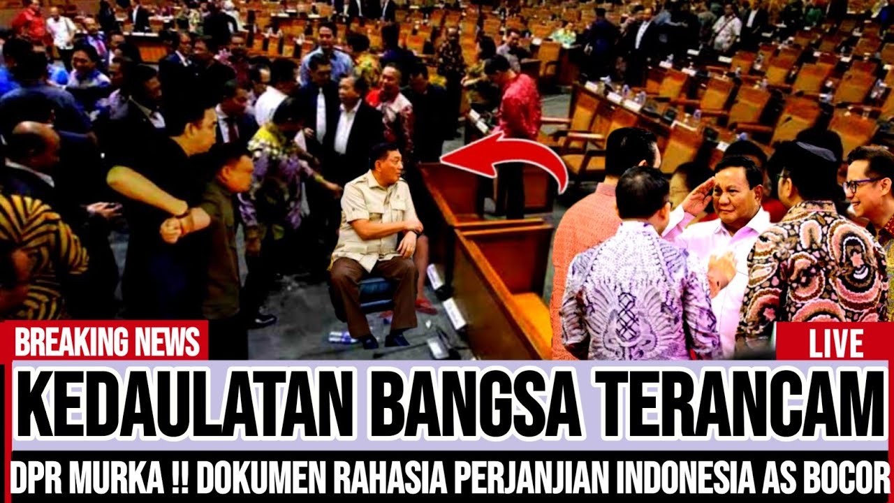 DPR MURKA !! DOKUMEN RAHASIA BOCORKAN PERJANJIAN PESAWAT TEMPUR AS MULAI MELINTAS WILAYAH INDONESIA