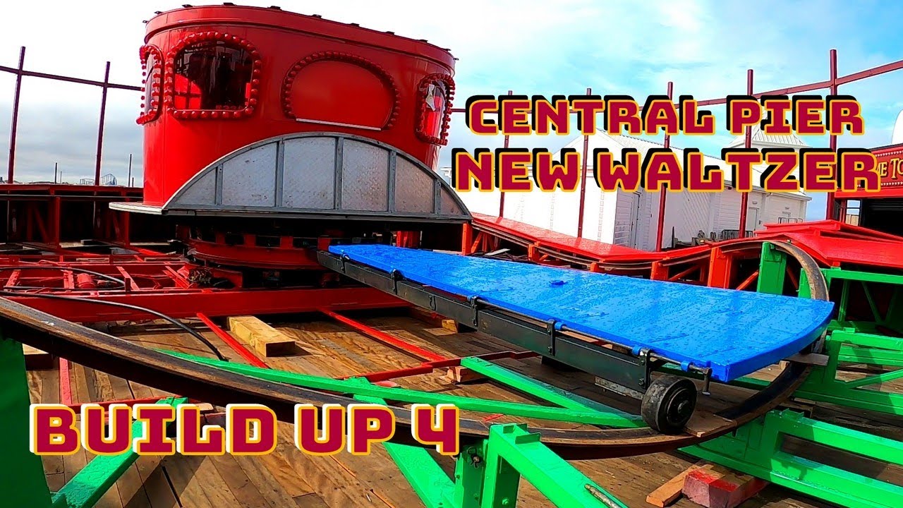 Blackpool Central Pier New Waltzer Build Up Part 4
