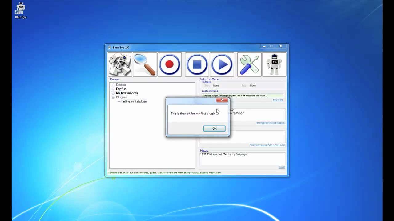 How to create Plugins for Blue Eye - Macro