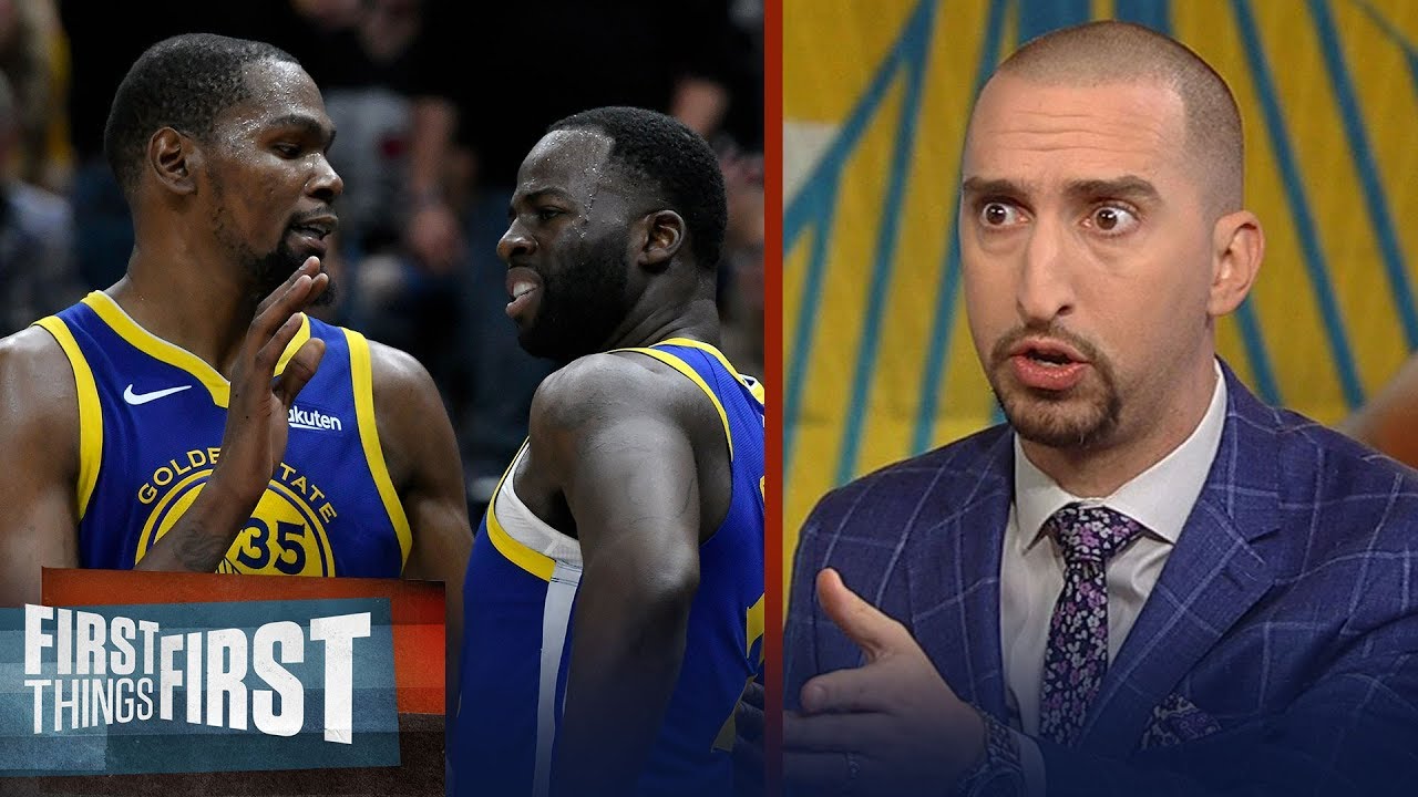 Nick Wright is shocked the Warriors suspended Draymond after rift with KD | NBA | FIRST THINGS FIRST