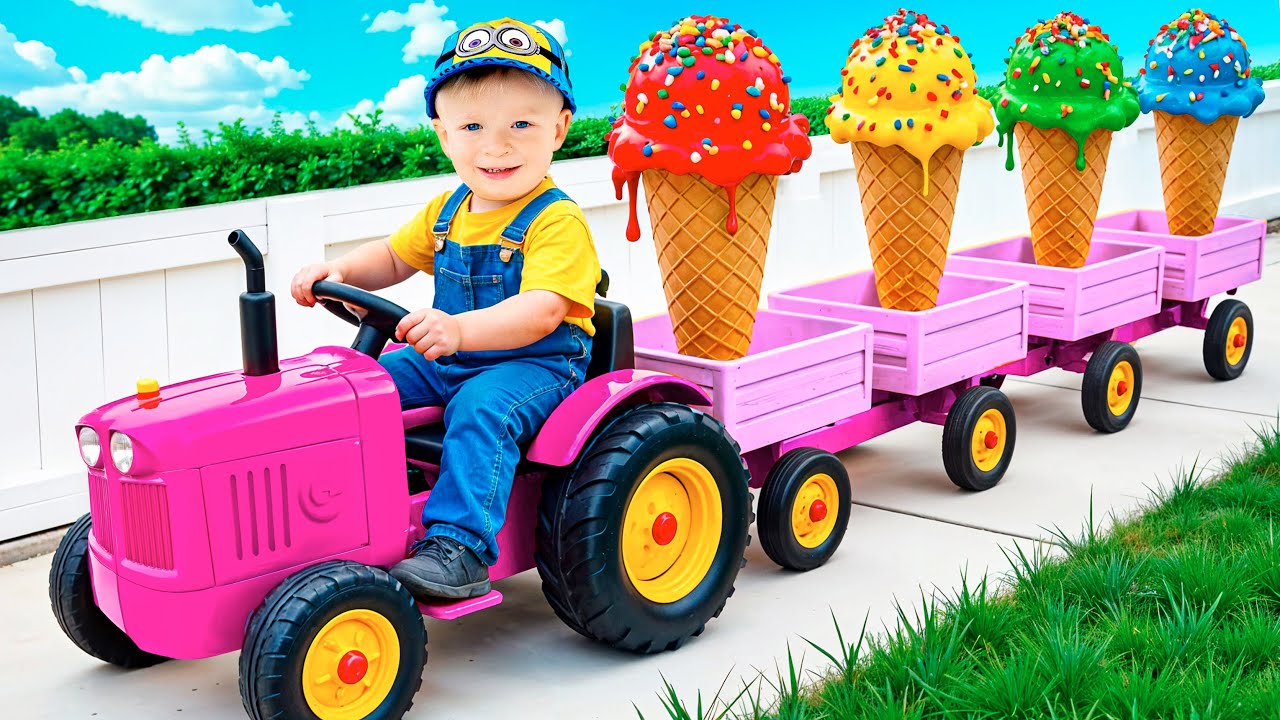 Грузовик с Мороженым 🍦 и другие видео с Ромой и Оливером