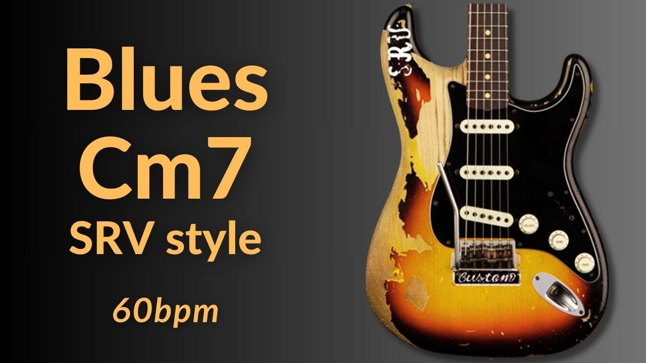 Epic Blues Jam in Cm7 | Stevie Ray Vaughan Style Guitar Backing Track