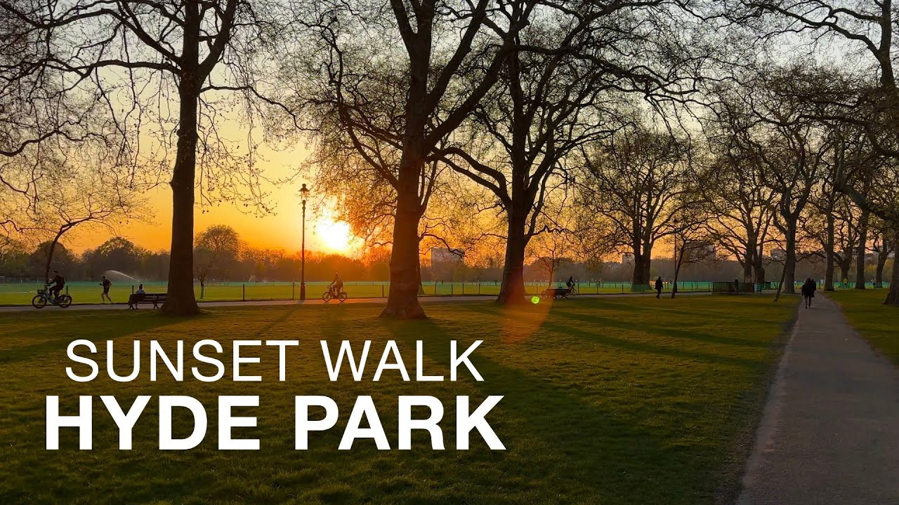London Sunset in Hyde Park | London Walking Tour