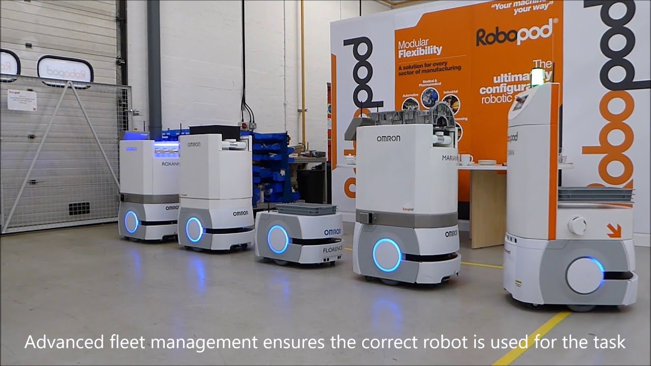 Robopod & Omron LD Mobile Robot Open Day