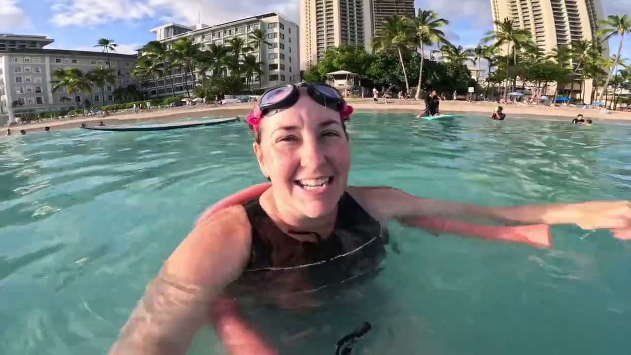 Learn to Swim at Waikiki Beach 🌊 | Ocean Swimming for Beginners | Water Safety, Confidence & Tips