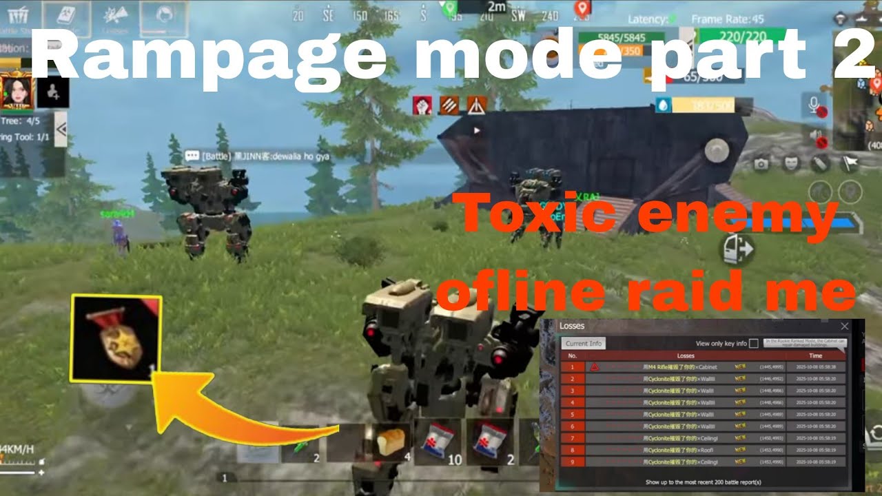 Last Island of Survival 😱 Rampage Mode Base Raid & Epic PVP Fights Part 2