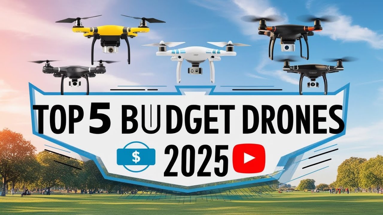 5 лучших бюджетных дронов 2025 года [Обзор дронов]