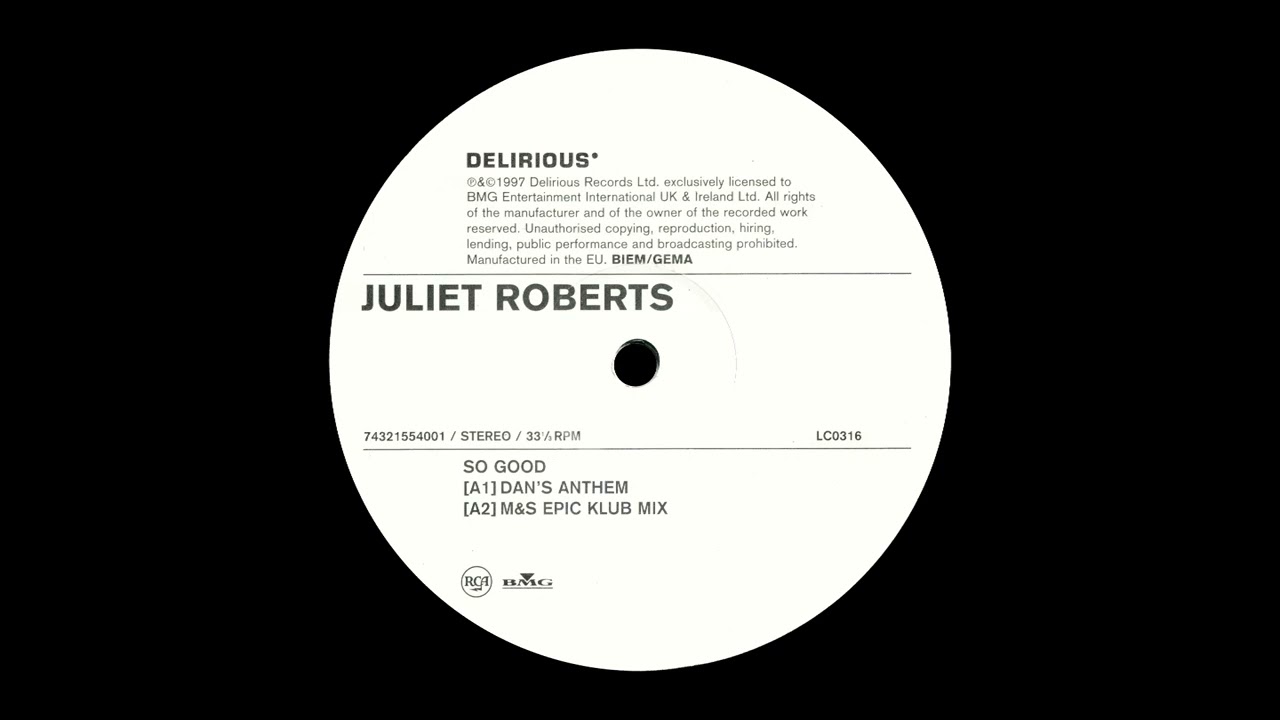 Juliet Roberts – So Good & Free Love 98