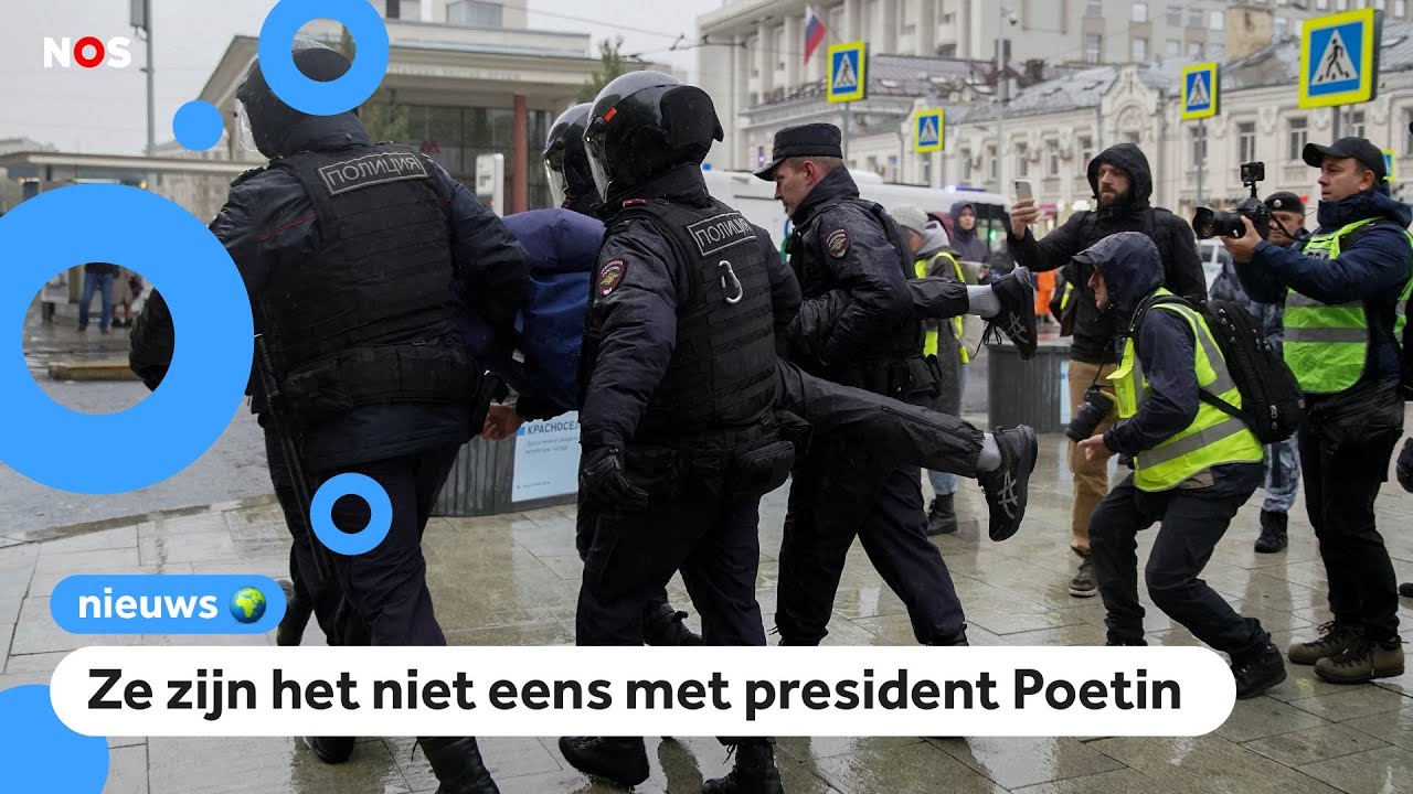 Meer dan duizend mensen opgepakt bij protesten in Rusland