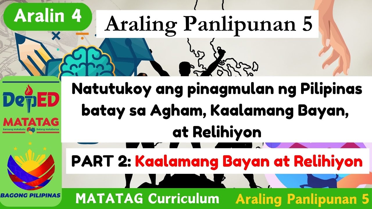 Aralin 4: Natutukoy ang pinagmulan ng Pilipinas batay sa Agham, Kaalamang Bayan, at Relihiyon-(2/2)