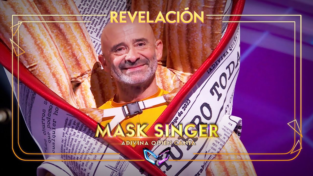 Antonio Lobato, desenmascarado como Churros | Mask Singer: Adivina quién canta