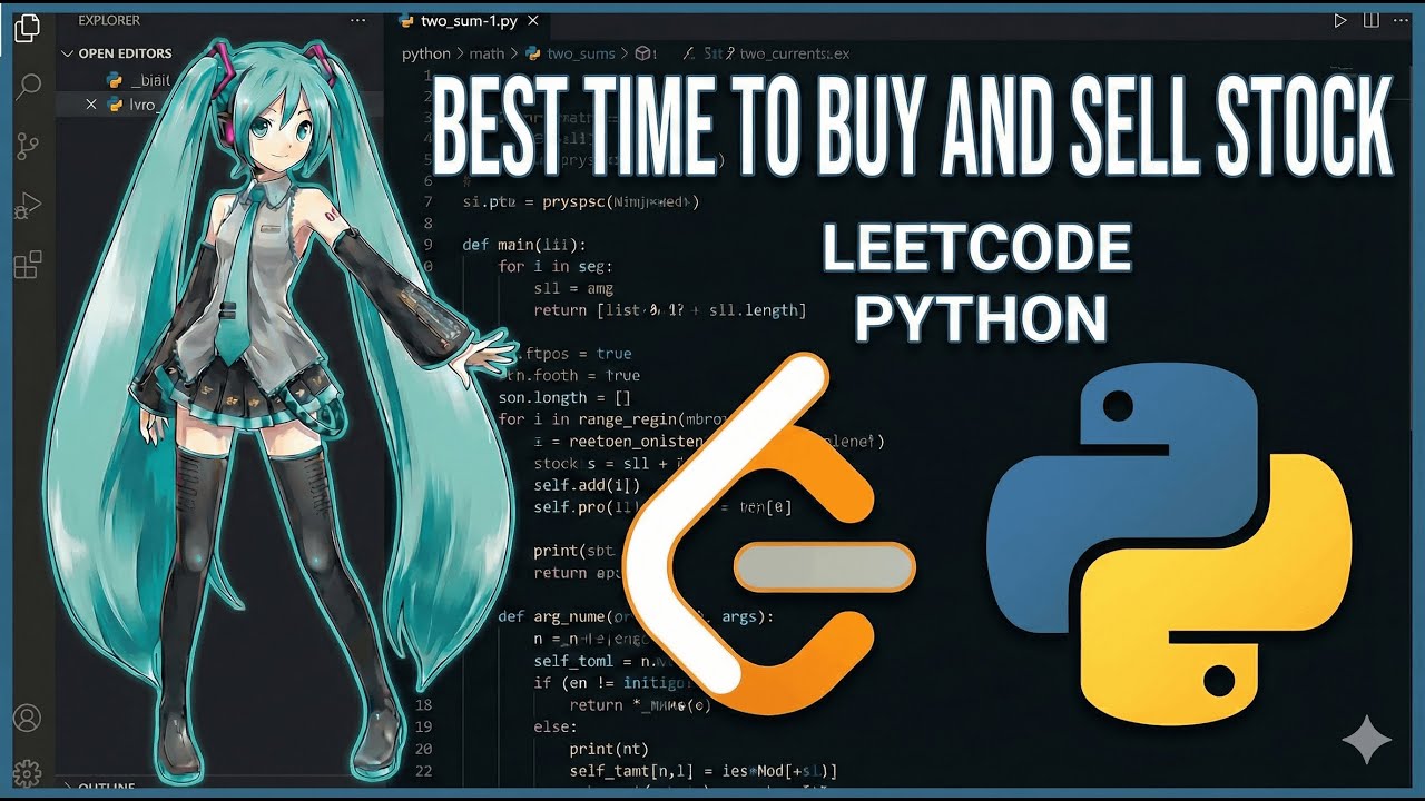 Sliding Window: Best Time to Buy and Sell Stock за 8 минут | LeetCode Easy | Python