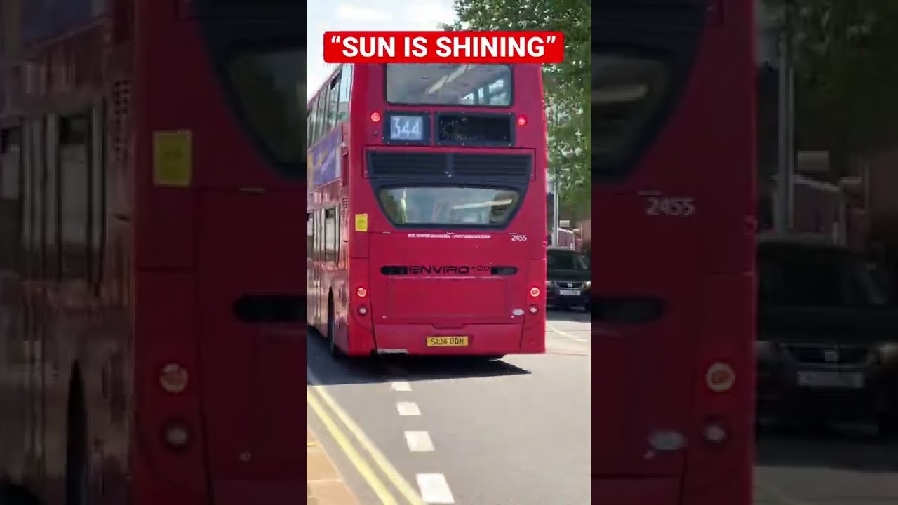 ADL Enviro 400H London Bus 344 To Liverpool Street &ldquo;SUN IS SHINING&rdquo;