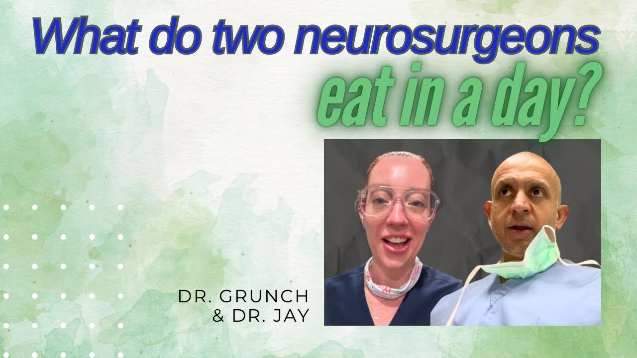 A day in the life of 2 neurosurgeons: what we eat #dayinthelife #neurosurgery #neurosurgeon