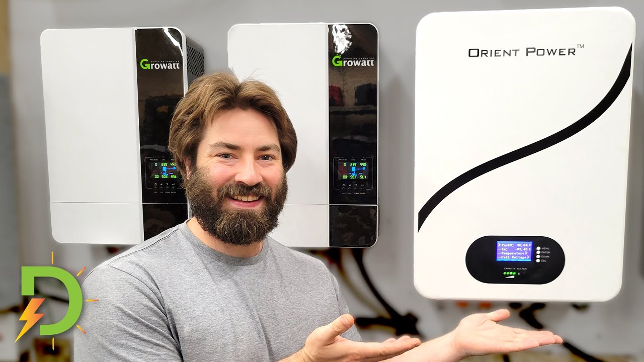 Wall hung Lithium Battery looks amazing!  Powerwall style from Orient Power.
