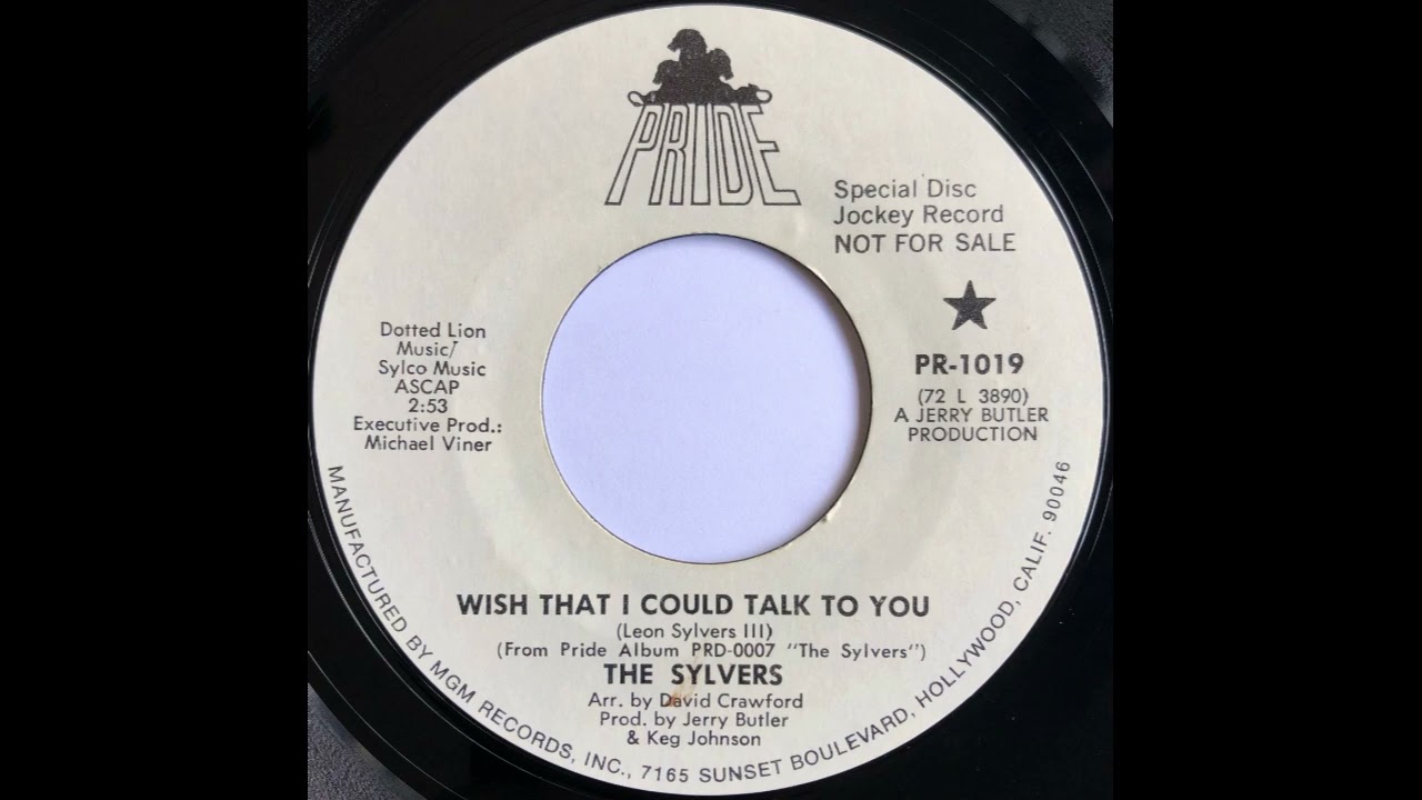 The Sylvers - Wish That I Could Talk To You
