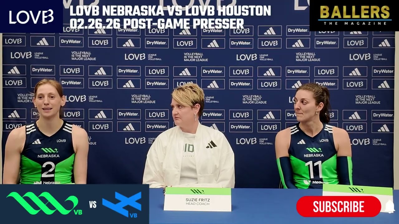 LOVB Nebraska: Postgame Press Conference vs LOVB Houston | League One Volleyball | 02.26.26
