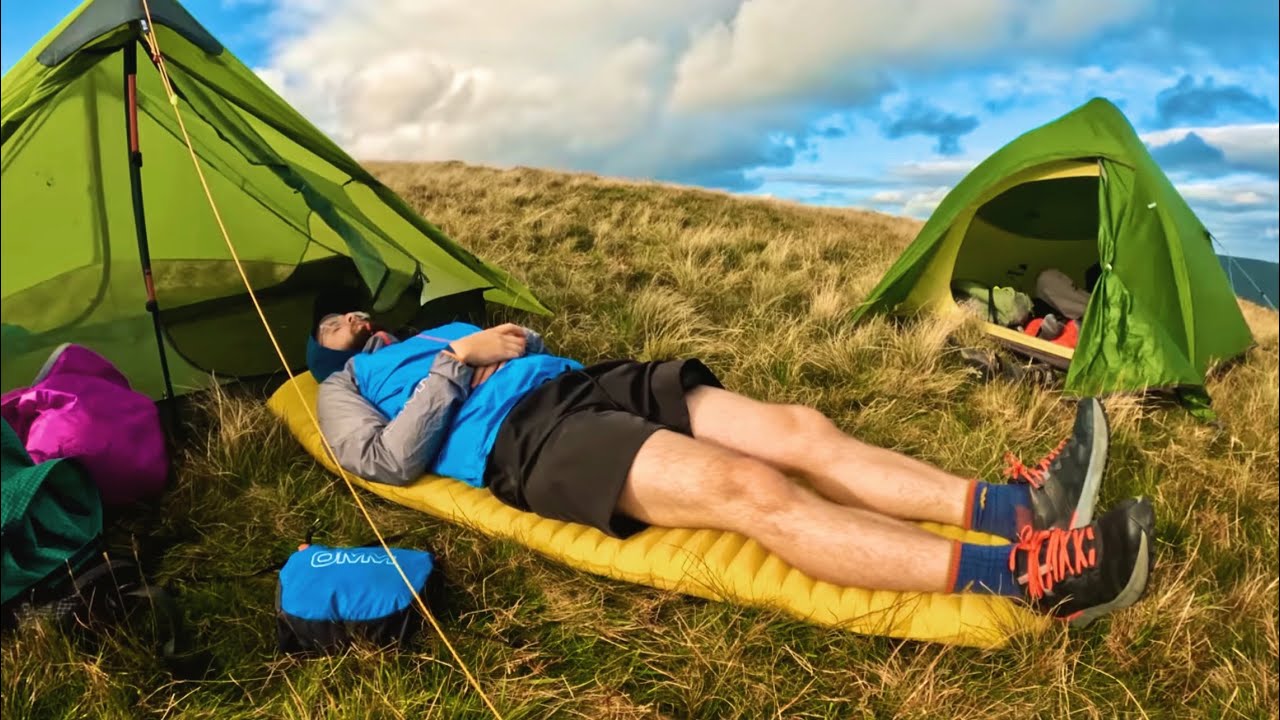 Just hike up a mountain and pitch your tent.