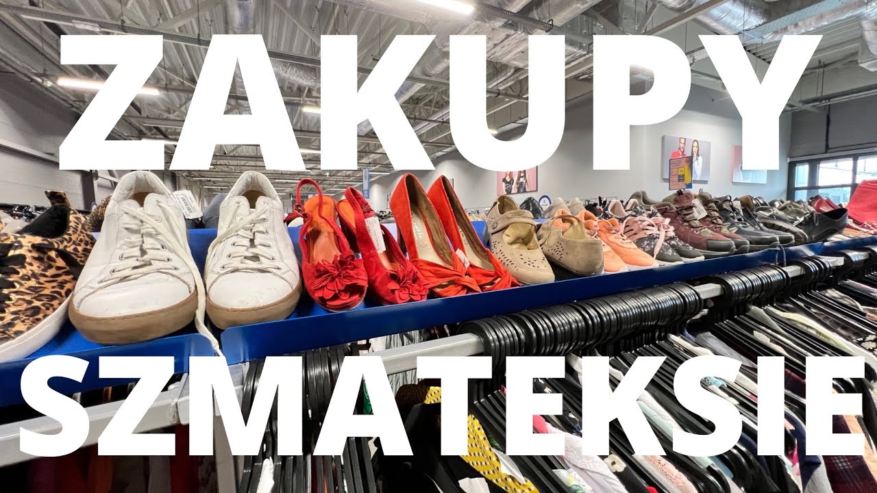 🛍️ ZAKUPY W LUMPEKSIE Czy można znaleźć nowe i markowe buty? 👠