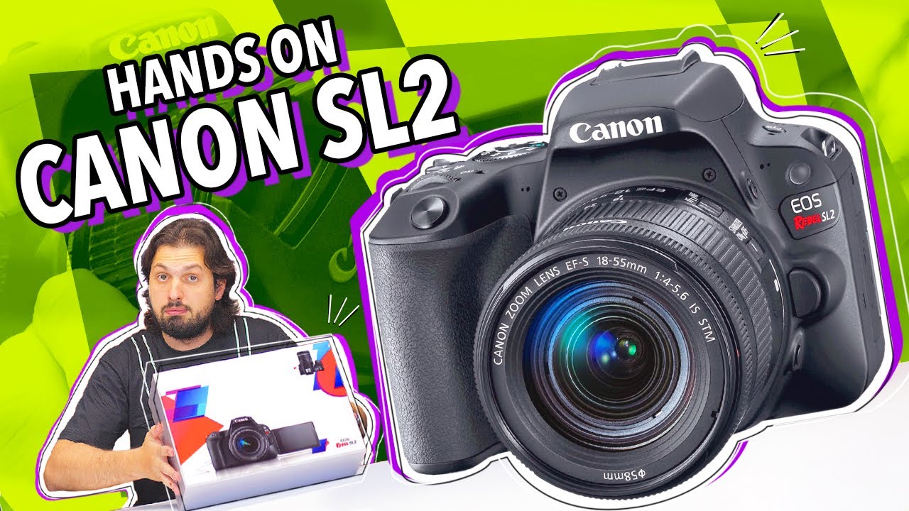 CANON SL2: UMA DAS MENORES CÂMERAS DSLR! (HANDS ON)