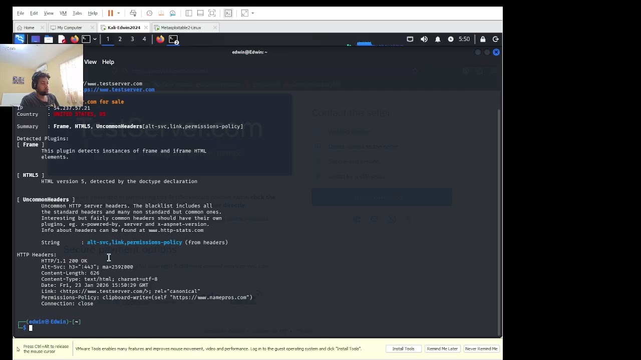1.2  (Realizar reconocimiento de aplicaciones Web utilizando WhatWeb