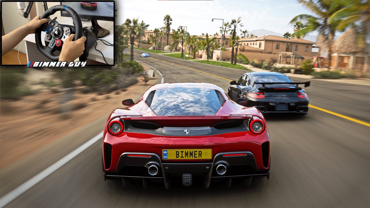 Ferrari 488 Pista VS Super Cars | Forza Horizon 5 | Logitech G29 Steering wheel