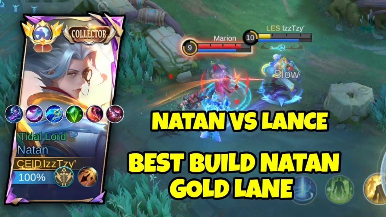 BEST BUILD NATAN TOP GLOBAL - BEST BUILD NATAN 2025 - NATAN VS LANCELOT WHO WIN? - NATAN BEST BUILD