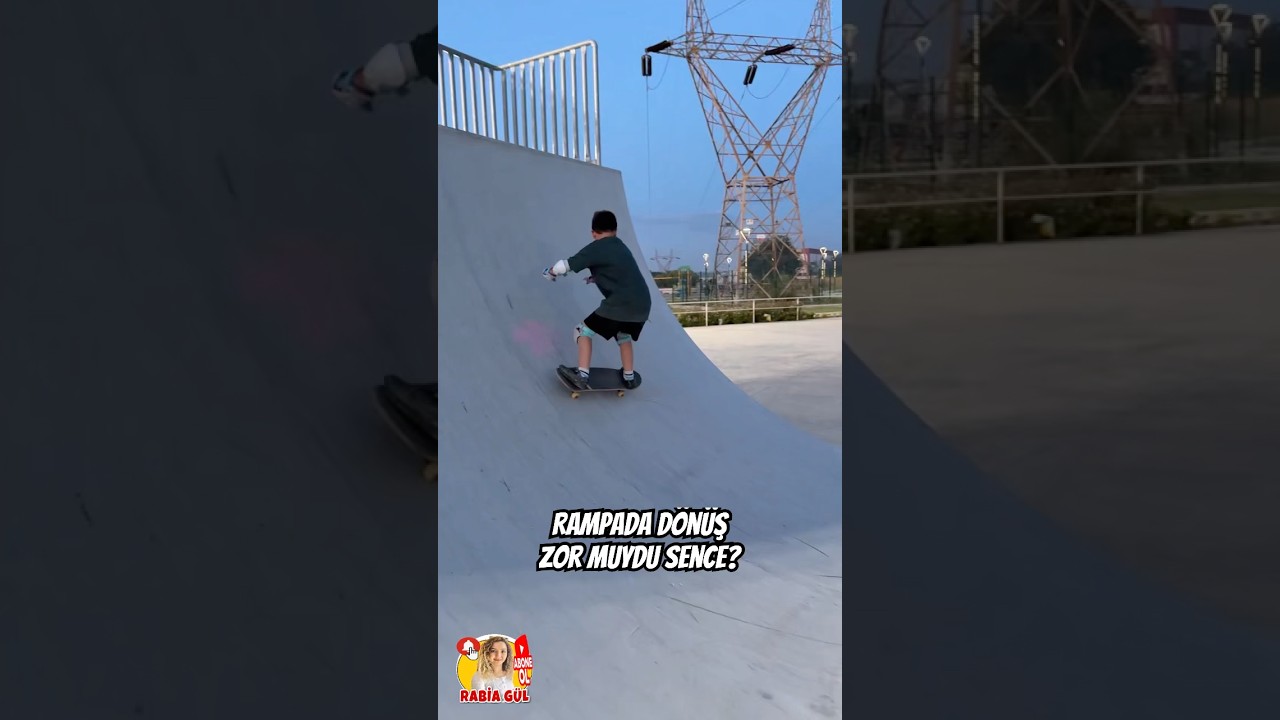Manisa Skatepark&rsquo;ta rampada hızlı d&ouml;n&uuml;ş! Bu hareketi yapabilmek cesaret ister 🛹 #shorts Şehzadeler