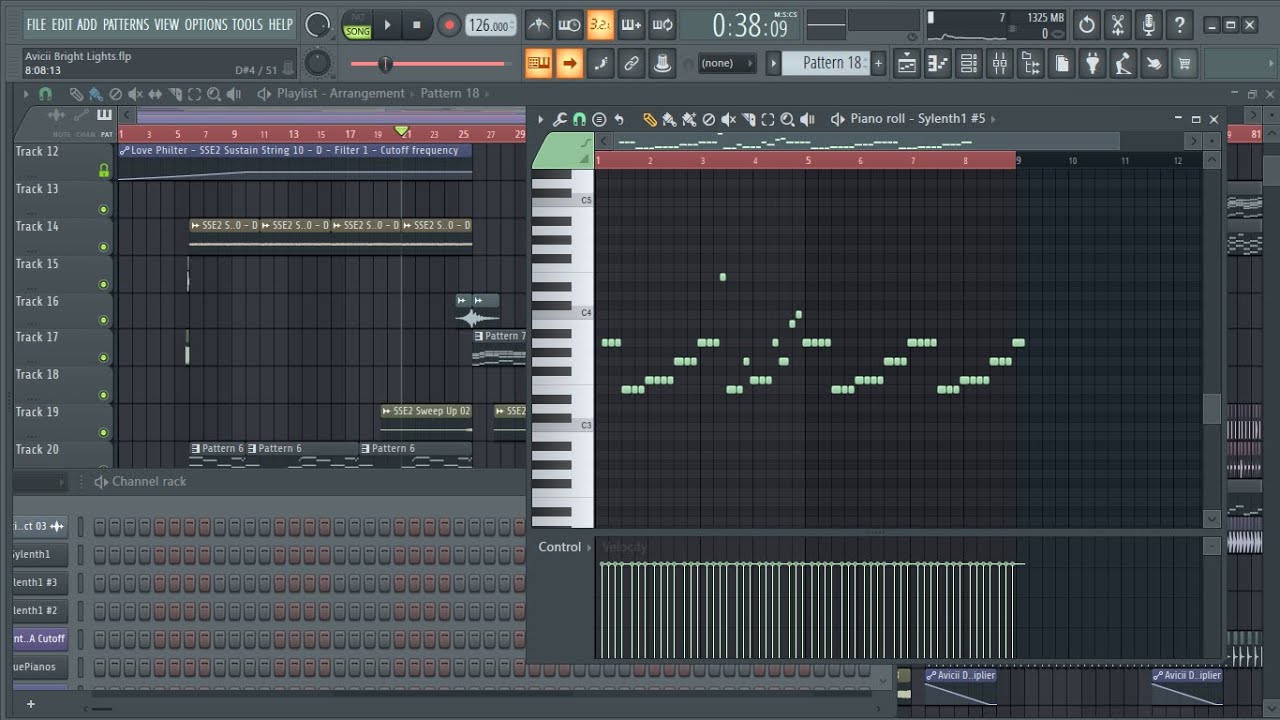 Avicii - Bright Lights / Dreaming Of Me (Remake) | FREE FLP