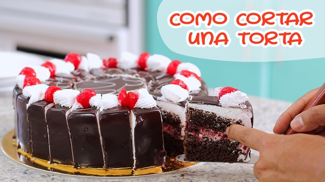 Aprende como CORTAR UNA TORTA REDONDA con simples PASOS / Cositaz Ricaz