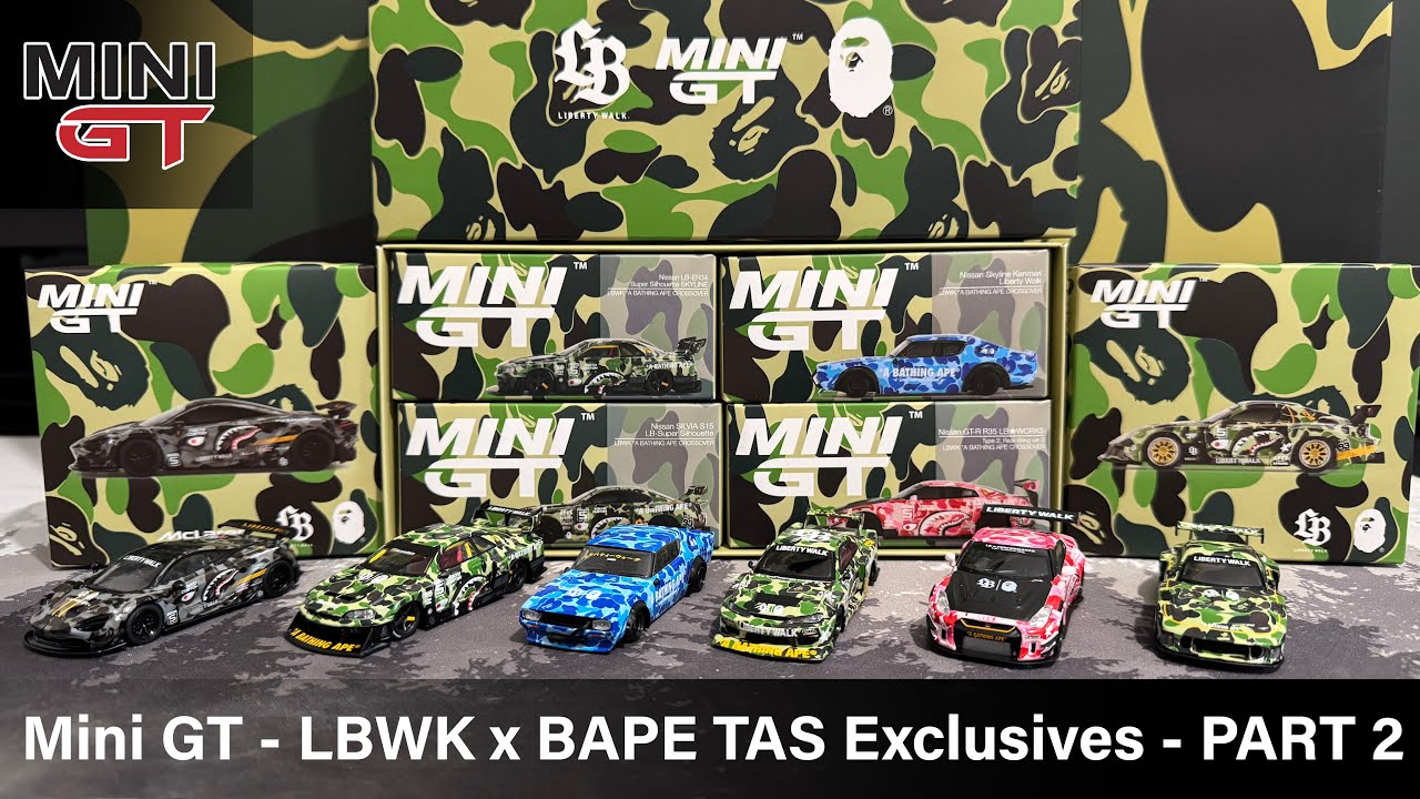 Mini GT - LBWK x BAPE Tokyo Auto Salon Exclusives - Part 2