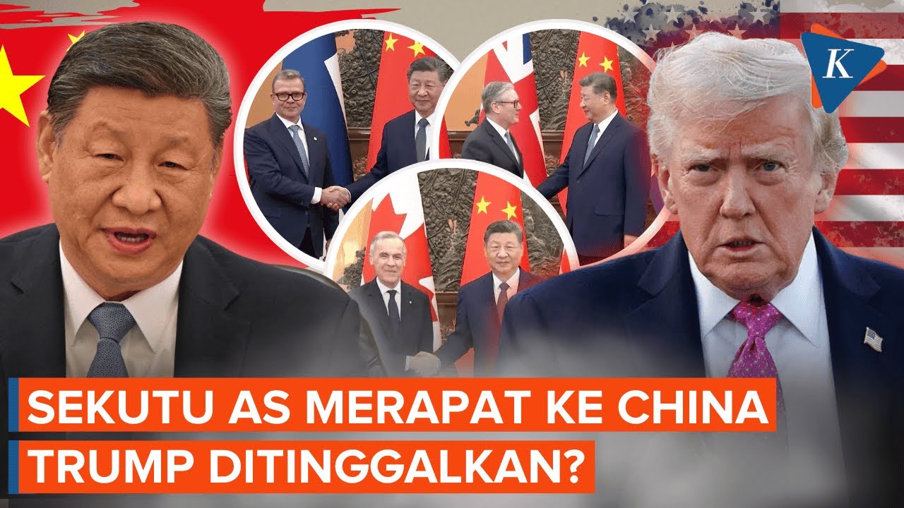 Barisan Sekutu AS Merapat ke China, Trump Mulai Ditinggal?