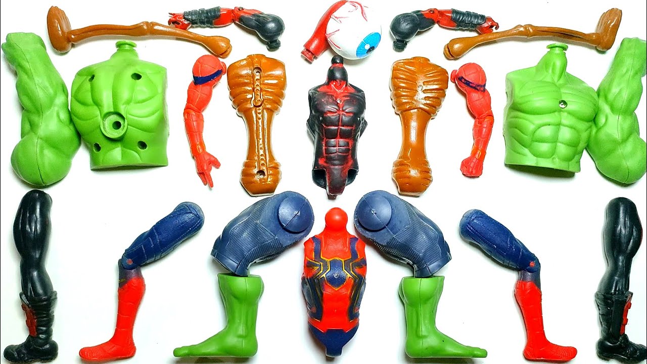 AVENGERS TOYS DEADPOOL, SPIDER-MAN, HULK SMASH, SIRENHEAD ~ MARVEL SUPERHERO ACTION FIGURE TOYS