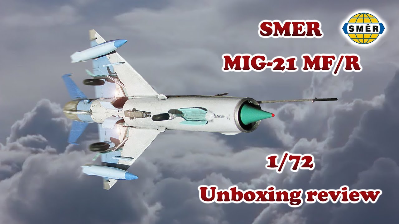 Mig-21R SMER 1/72 Unboxing Review HD 2023